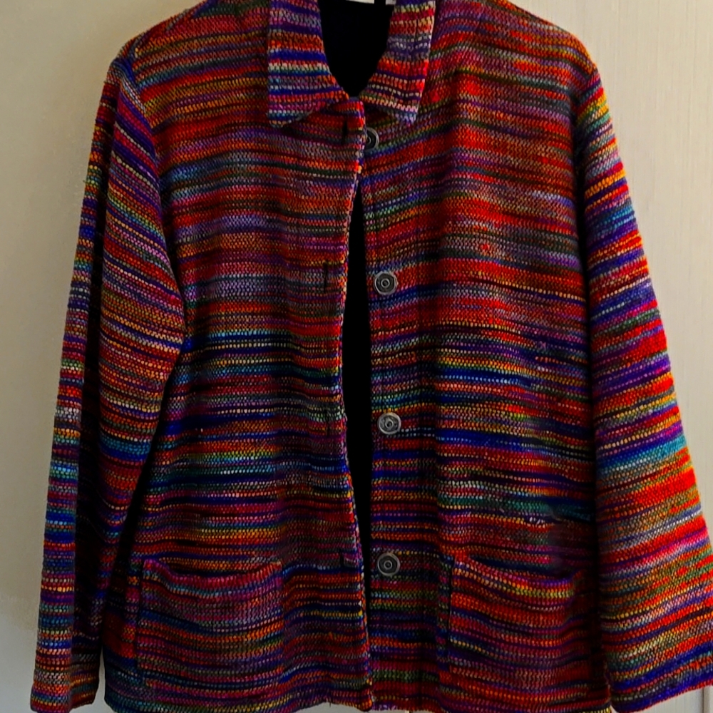 Chicos Design Stubby Knit jacket
